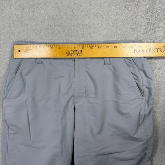 UNDER ARMOUR Golf Pants Mens Active Performance Stretch Gray Travel Slacks 34x32 - Picture 5 of 6